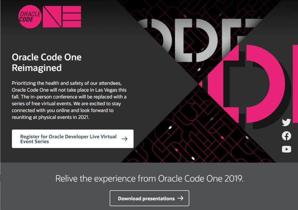 Oracle Code One